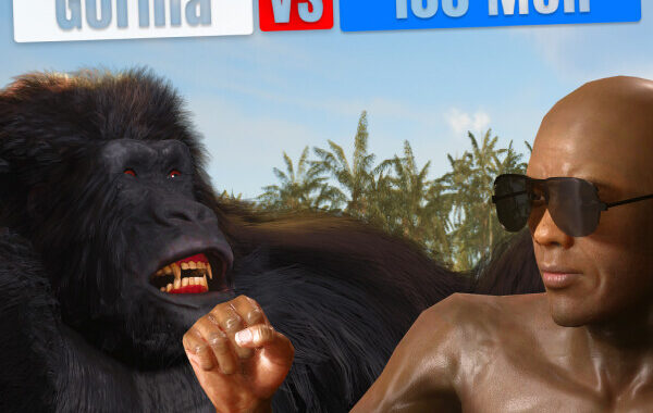 Gorilla Vs 100 Men Free Download
